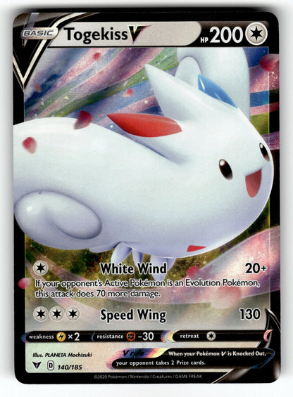 Togekiss V - 140/185 SWSH04: SWSH04: Vivid Voltage Ultra Rare Holo NM
