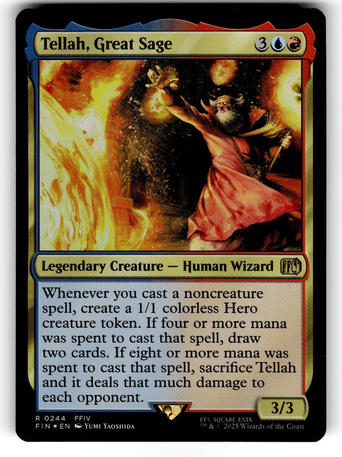 Tellah, Great Sage – 244 FIN: FINAL FANTASY R Foil NM