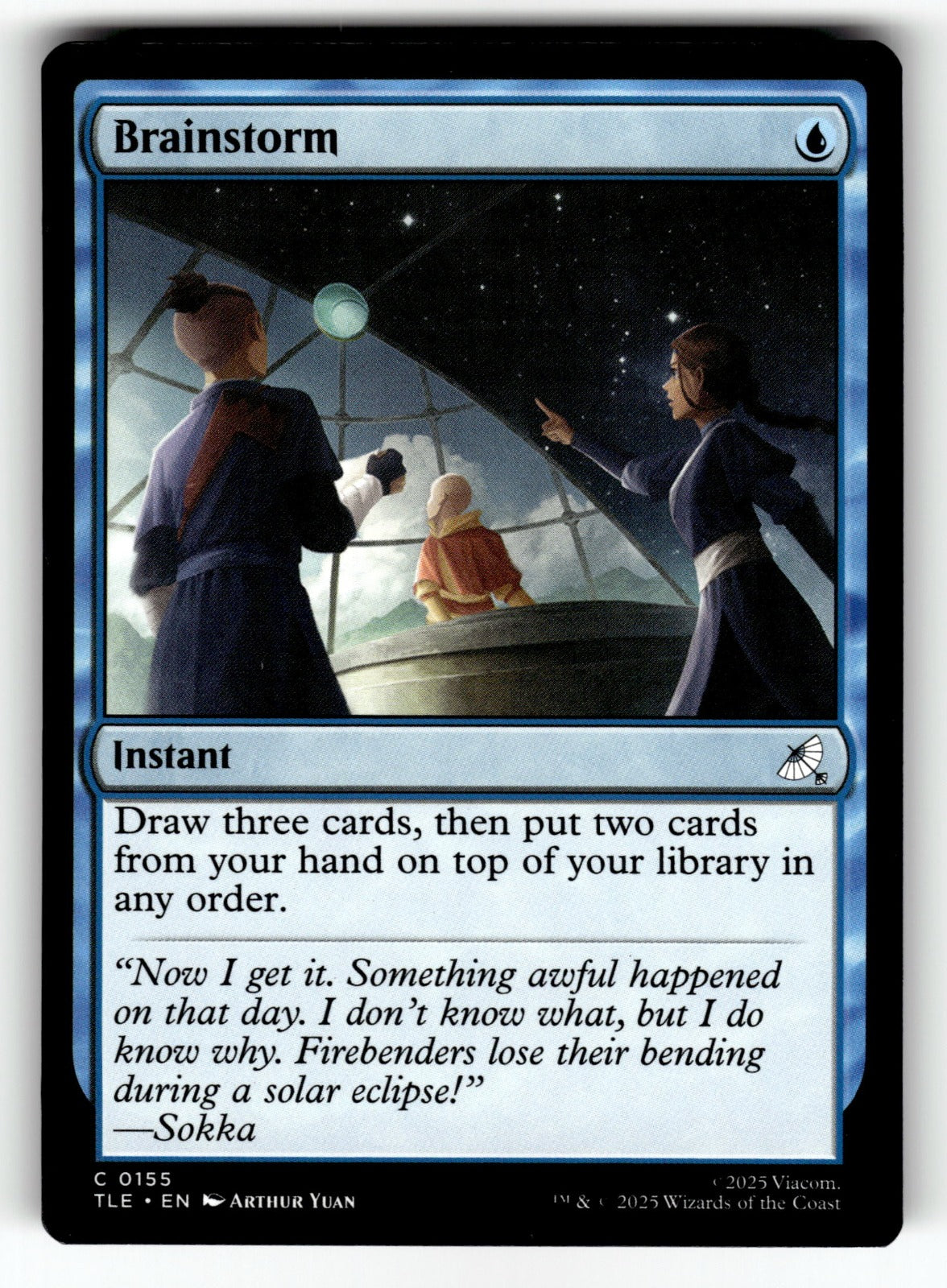 Brainstorm – 155 TLE: Avatar: The Last Airbender: Eternal-Legal C NM