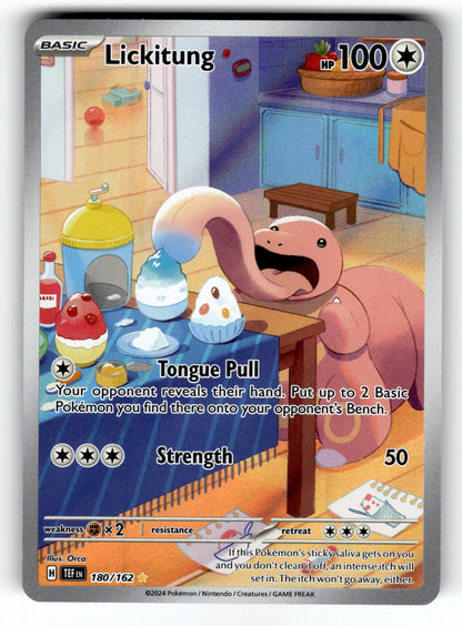 Lickitung – 180/162 TEF: SV05: Temporal Forces Illustration Rare Holo NM