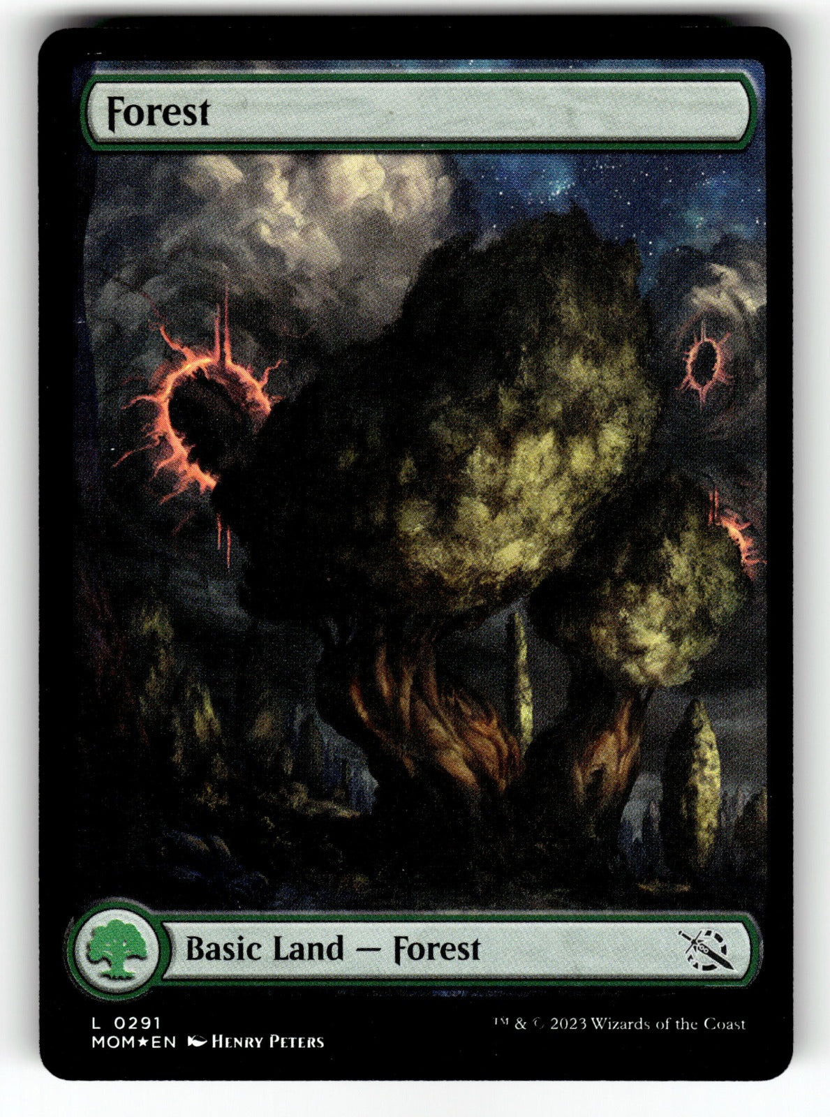 Forest (0291) – 291 MOM: March of the Machine L Foil NM