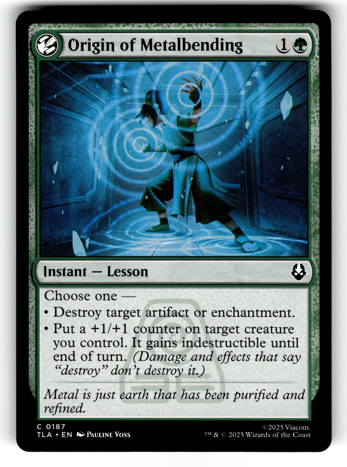 Origin of Metalbending – 187 TLA: Avatar: The Last Airbender C NM