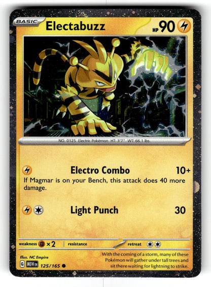 Electabuzz - (Cosmos Holo) – 125/165 MCAP: Miscellaneous Cards & Products Promo Holo NM