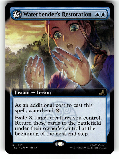 Waterbender's Restoration (Extended Art) – 183 TLE: Avatar: The Last Airbender: Eternal-Legal R NM