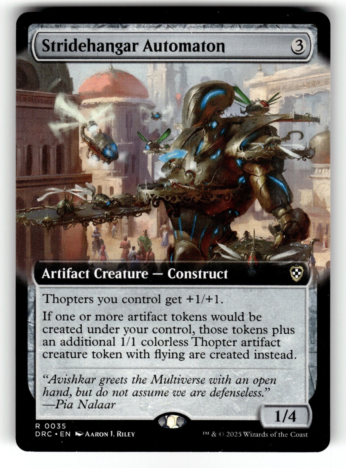 Stridehangar Automaton (Extended Art) – 35 DRC: Commander: Aetherdrift R LP