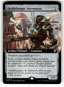 Stridehangar Automaton (Extended Art) – 35 DRC: Commander: Aetherdrift R LP