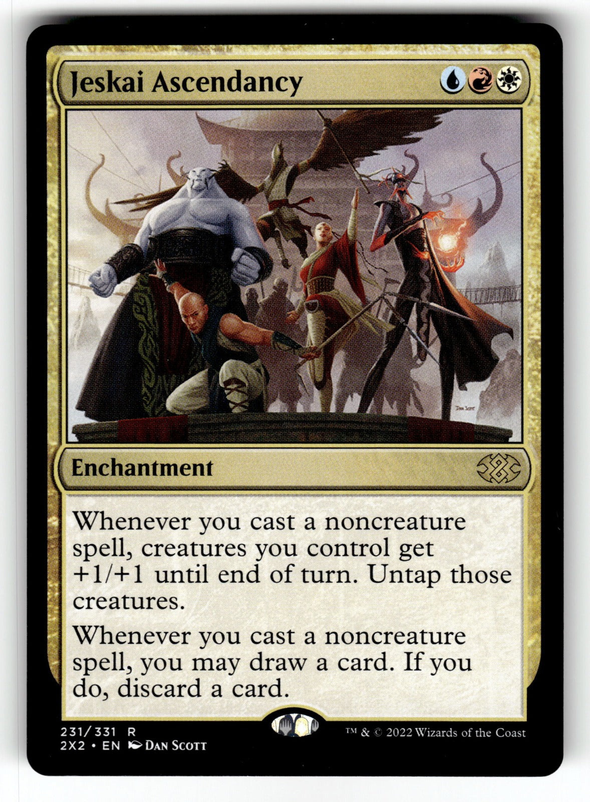 Jeskai Ascendancy – 231 2X2: Double Masters 2022 R NM
