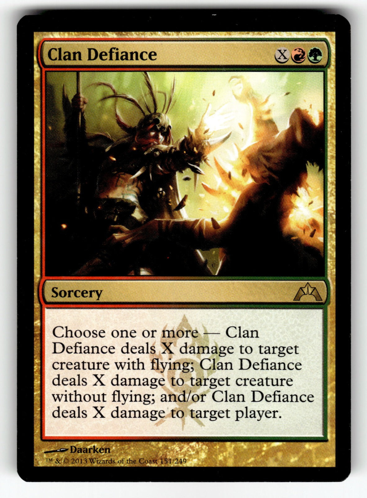 Clan Defiance – 151 GTC: Gatecrash R LP