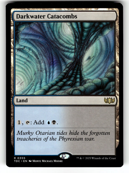 Darkwater Catacombs – 355 TDC: Commander: Tarkir: Dragonstorm R NM
