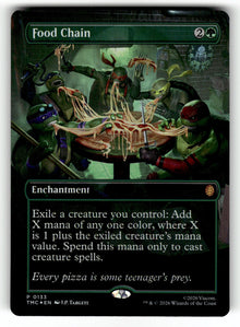 Food Chain (Borderless) – 133 TMC: Commander: Teenage Mutant Ninja Turtles P Foil NM