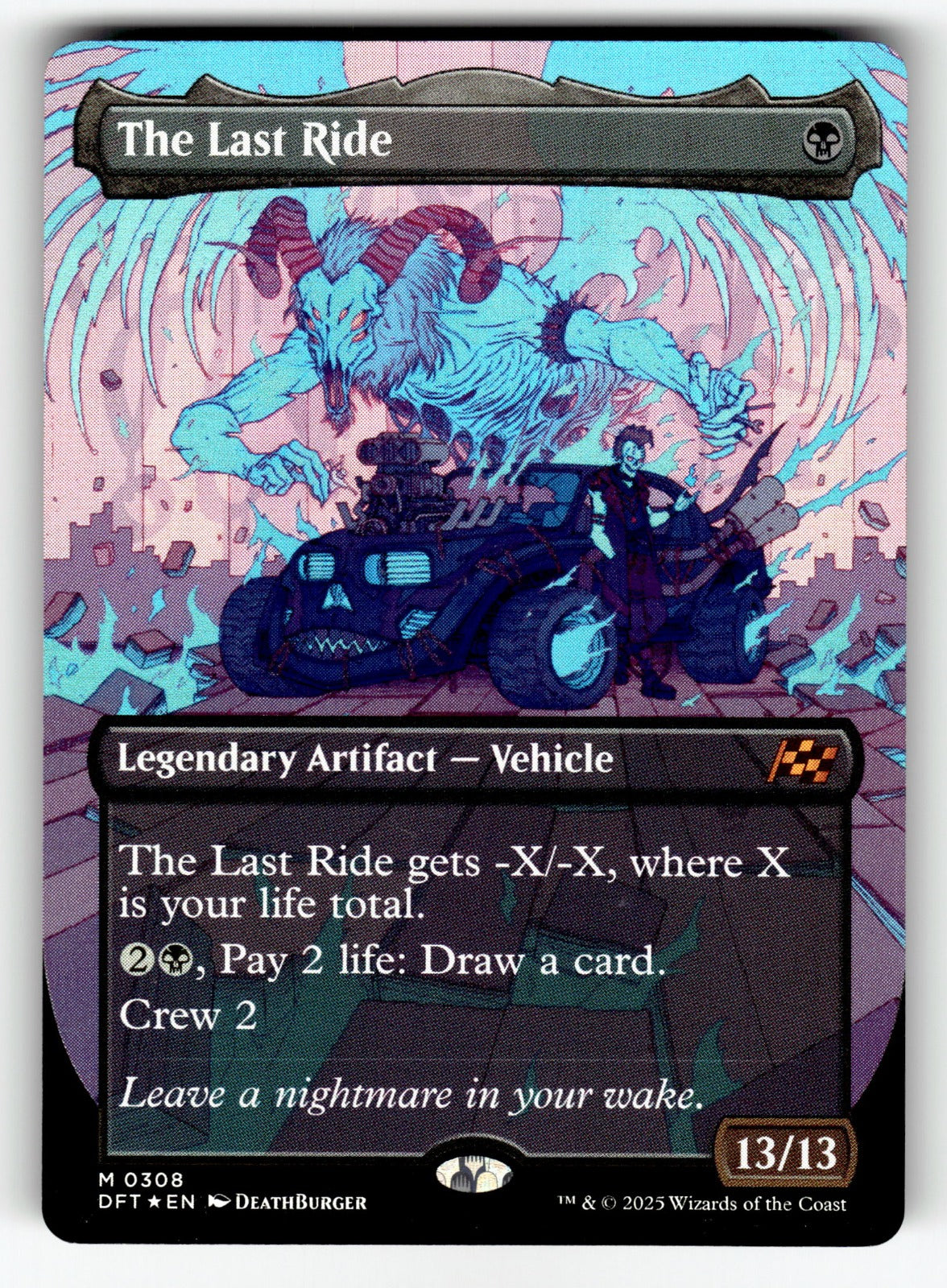 The Last Ride (Borderless) – 308 DFT: Aetherdrift M FoilNM
