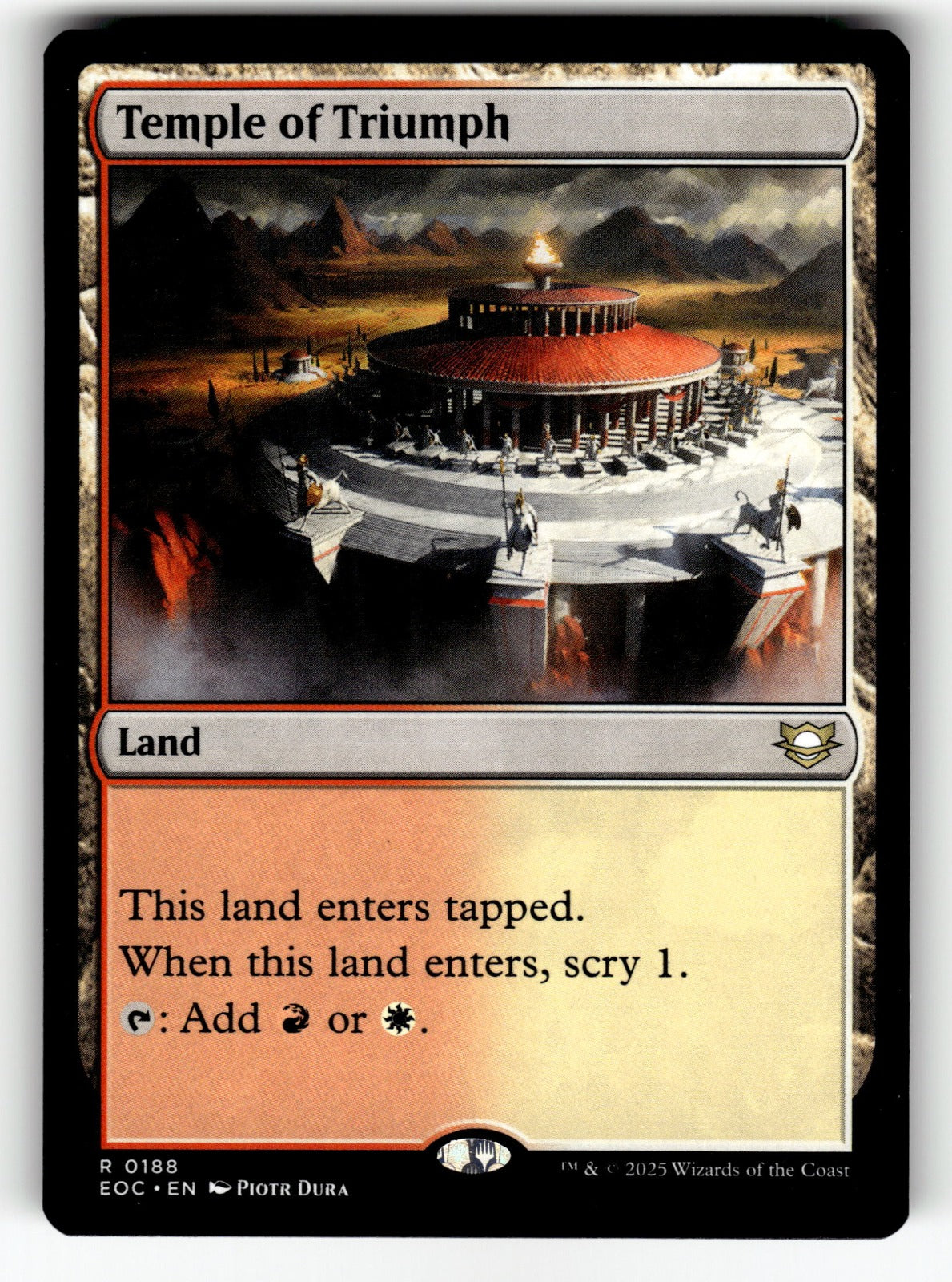 Temple of Triumph – 188 EOC: Commander: Edge of Eternities R LP