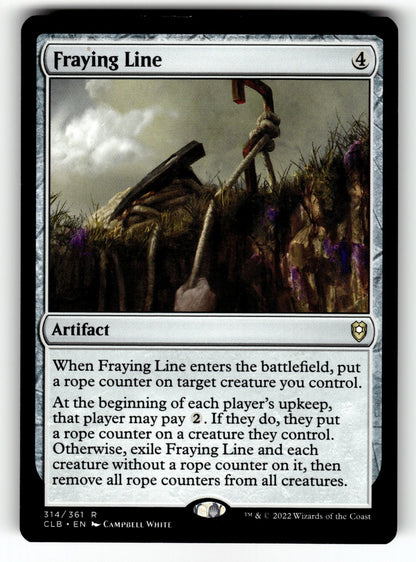 Fraying Line – 314 CLB: Commander Legends: Battle for Baldur's Gate R LP