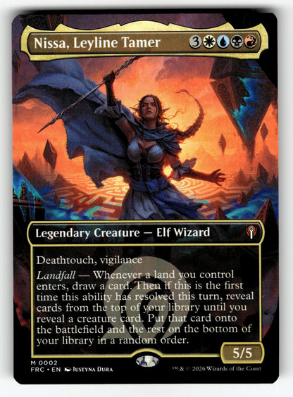 Nissa, Leyline Tamer (Borderless) – 2 FRC: Commander: Reality Fracture M NM