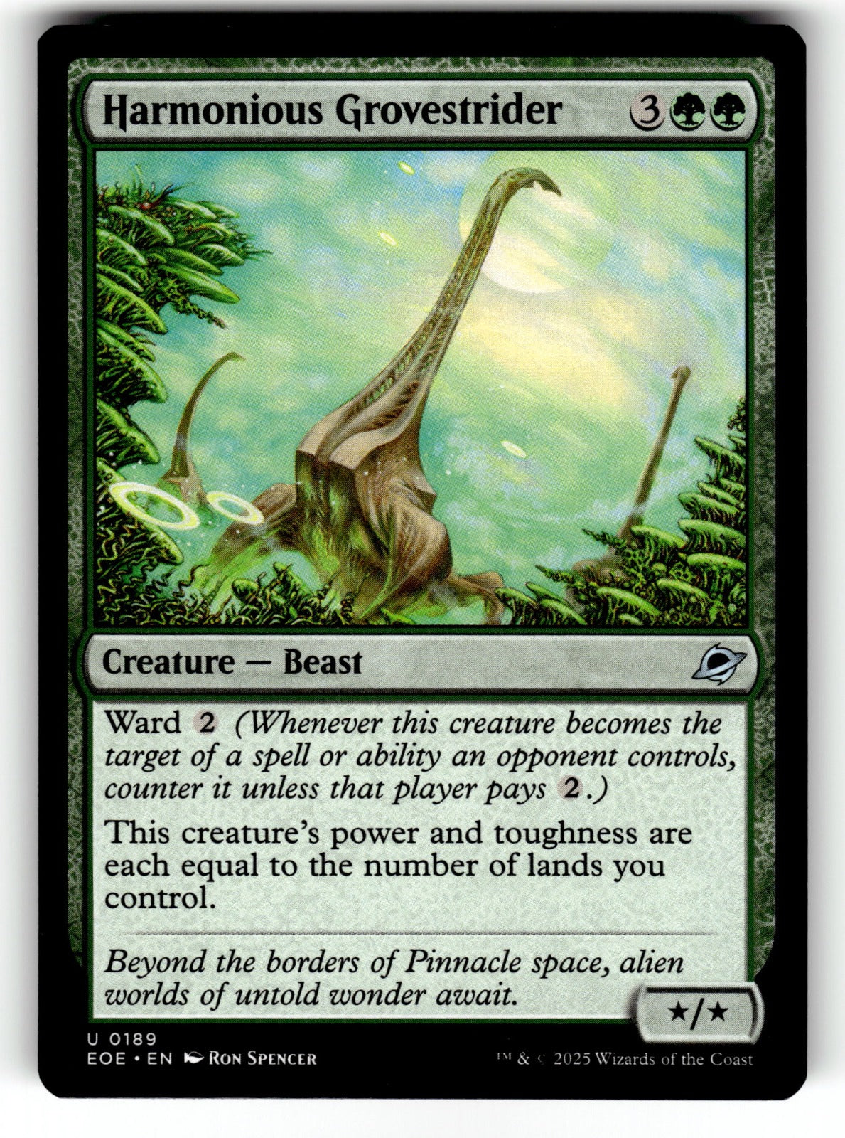 Harmonious Grovestrider – 189 EOE: Edge of Eternities U NM