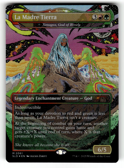 La Madre Tierra - Xenagos, God of Revels (Rainbow Foil) – 2061 SLD: Secret Lair Drop Series M Foil NM