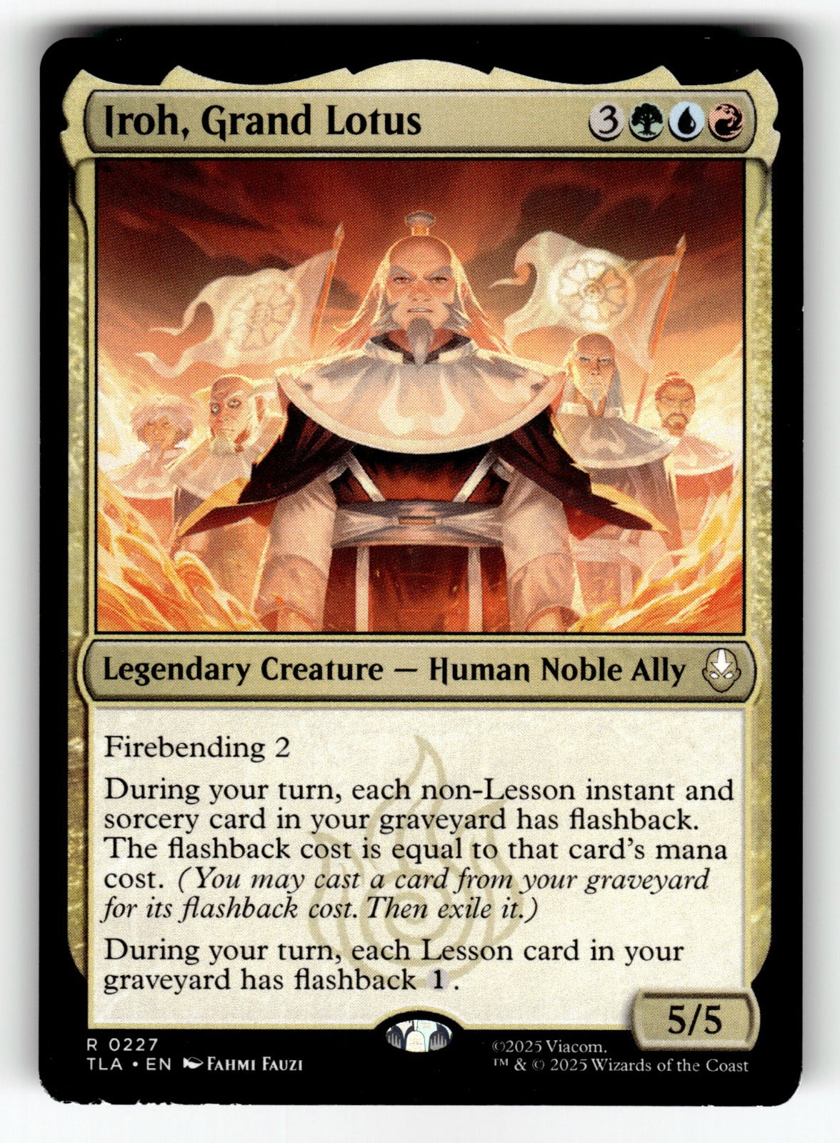Iroh, Grand Lotus – 227 TLA: Avatar: The Last Airbender R NM