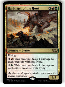 Harbinger of the Hunt – 291 TDC: Commander: Tarkir: Dragonstorm R NM