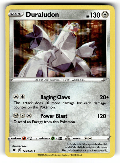 Duraludon – 129/185 SWSH04: SWSH04: Vivid Voltage Holo Rare NM