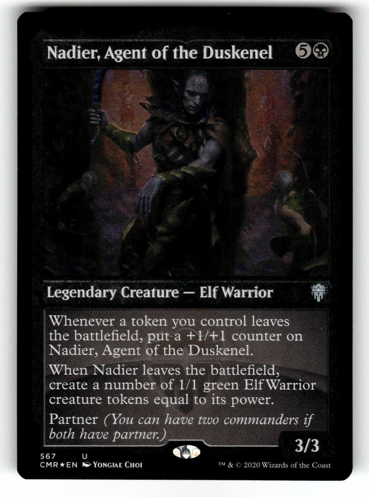 Nadier, Agent of the Duskenel (Foil Etched) – 567 CMR: Commander Legends U Foil NM