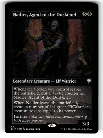 Nadier, Agent of the Duskenel (Foil Etched) – 567 CMR: Commander Legends U Foil NM