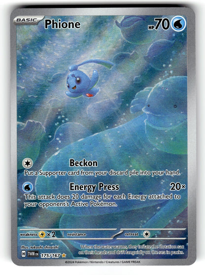Phione - – 175/167 TWM: SV06: Twilight Masquerade Illustration Rare HoloNM