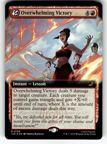 Overwhelming Victory (Extended Art) – 196 TLE: Avatar: The Last Airbender: Eternal-Legal R Foil LP