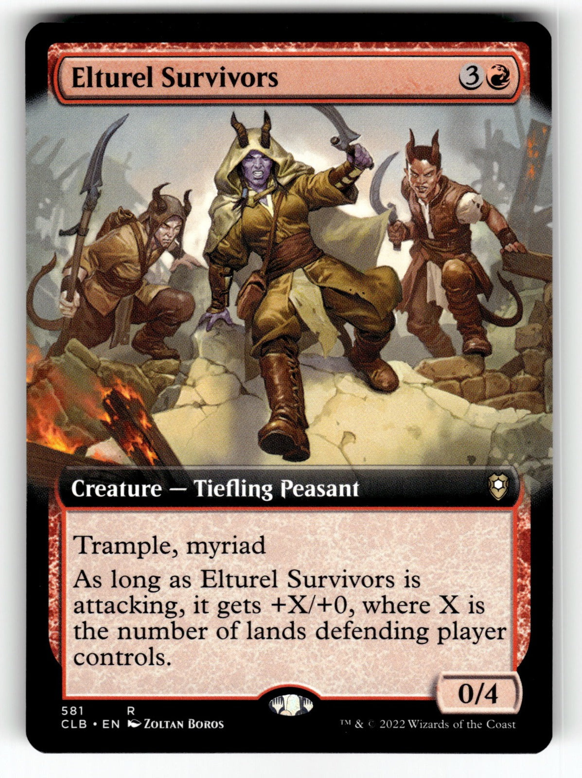 Elturel Survivors (Extended Art) – 581 CLB: Commander Legends: Battle for Baldur's Gate R NM