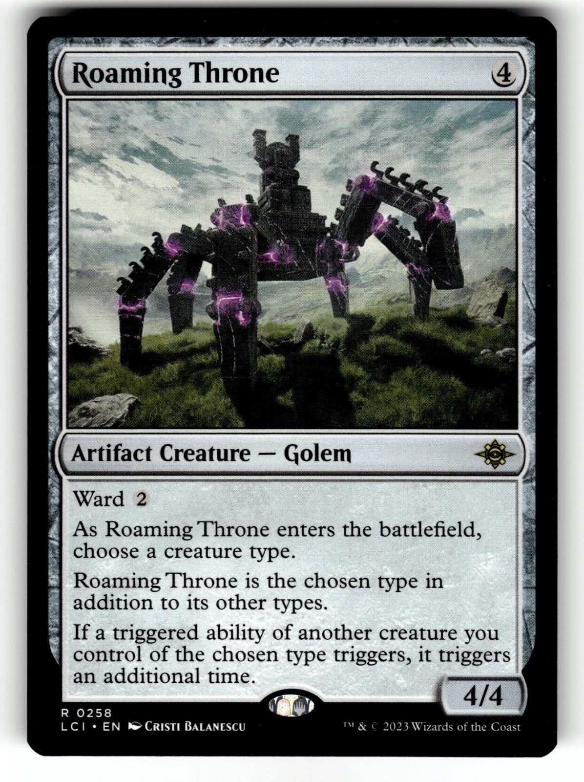 Roaming Throne – 258 LCI: The Lost Caverns of Ixalan R NM
