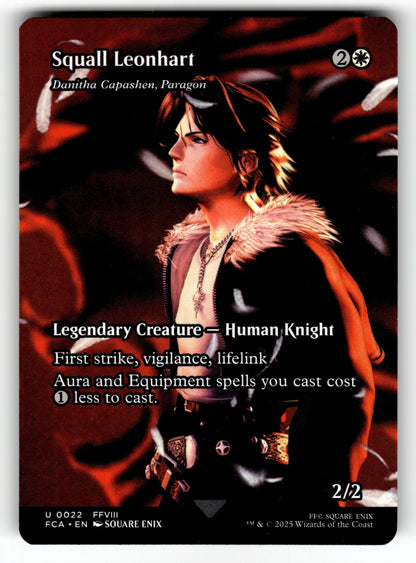 Squall Leonhart - Danitha Capashen, Paragon (Showcase) – 22 FCA: FINAL FANTASY: Through the Ages U NM