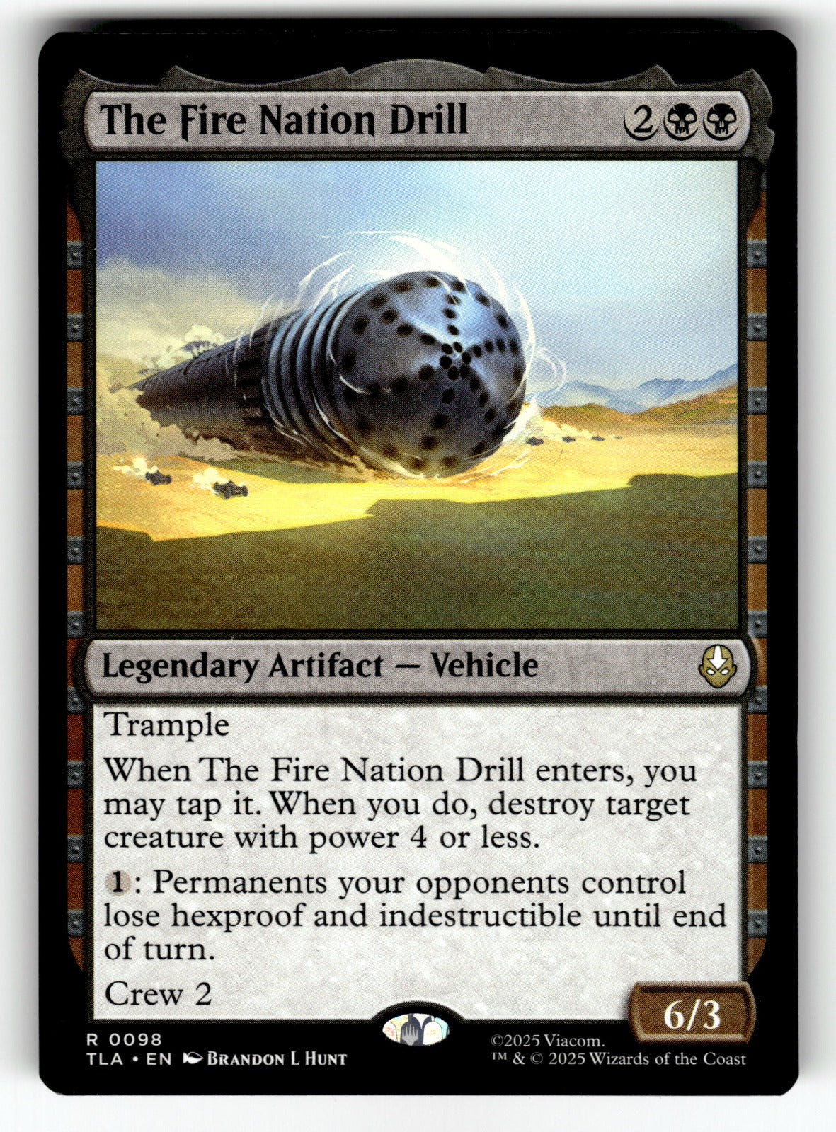 The Fire Nation Drill – 98 TLA: Avatar: The Last Airbender R NM