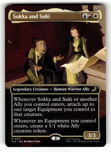 Sokka and Suki (Borderless) – 71 TLE: Avatar: The Last Airbender: Eternal-Legal R NM
