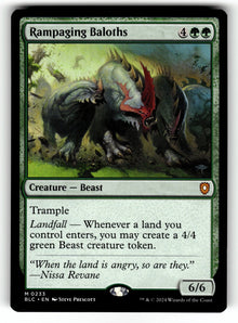 Rampaging Baloths – 233 BLC: Commander: Bloomburrow M LP
