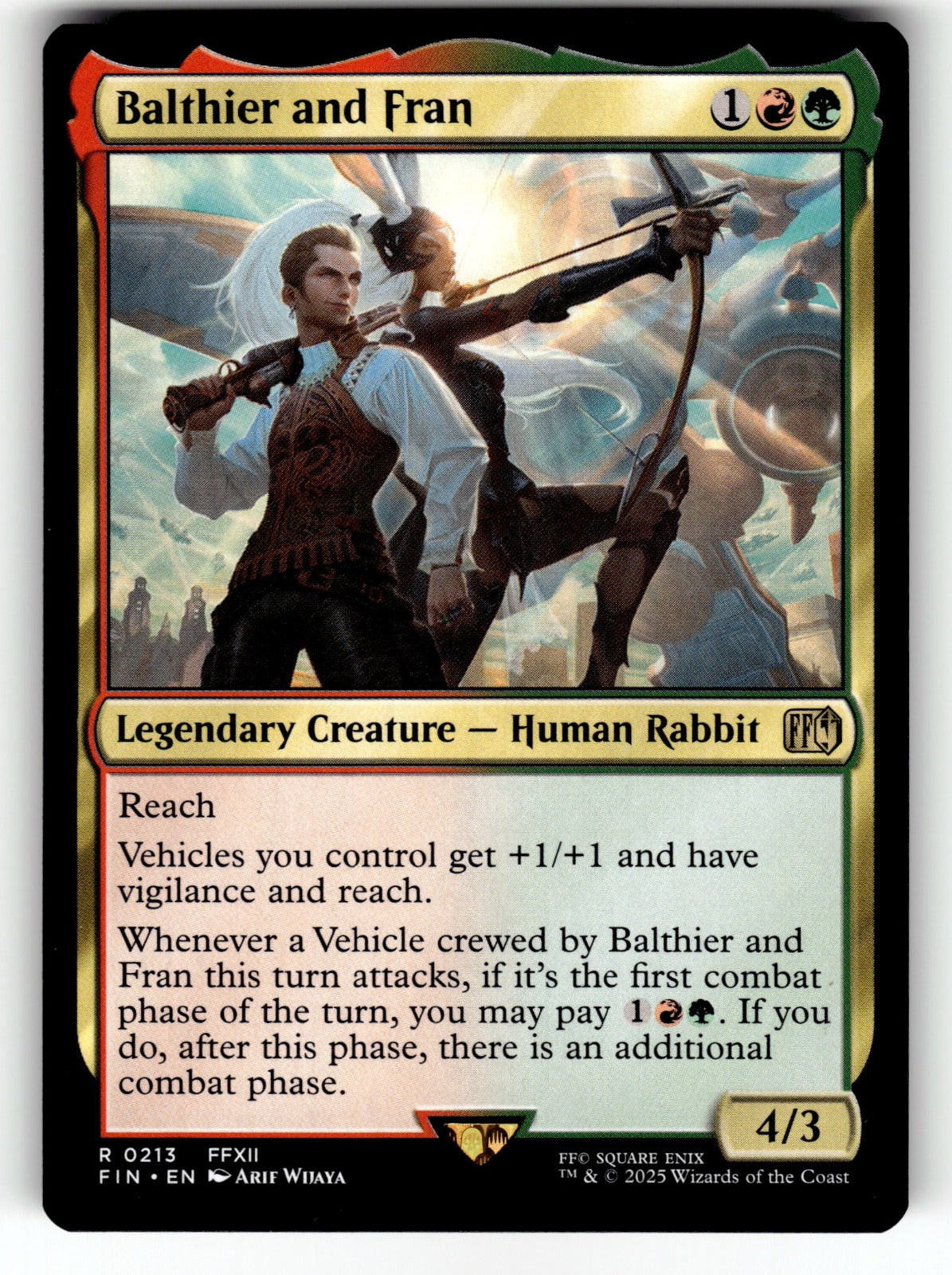 Balthier and Fran – 213 FIN: FINAL FANTASY R NM