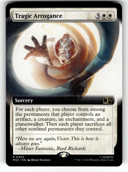 Tragic Arrogance (Extended Art) – 323 MSC: Commander: Marvel Super Heroes R NM