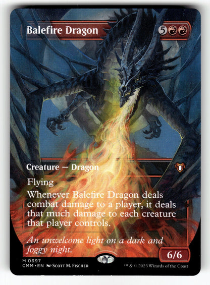 Balefire Dragon (Borderless) – 697 CMM: Commander Masters M LP