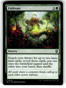 Cultivate – 212 BLC: Commander: Bloomburrow C NM
