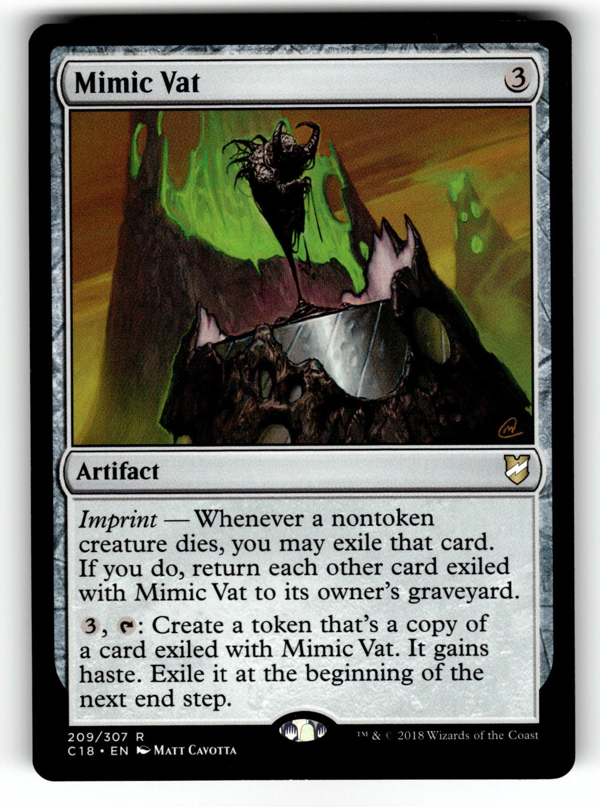 Mimic Vat – 209 C18: Commander 2018 R NM