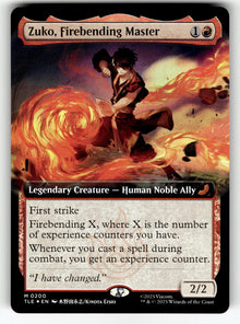 Zuko, Firebending Master (Extended Art) – 200 TLE: Avatar: The Last Airbender: Eternal-Legal M Foil NM