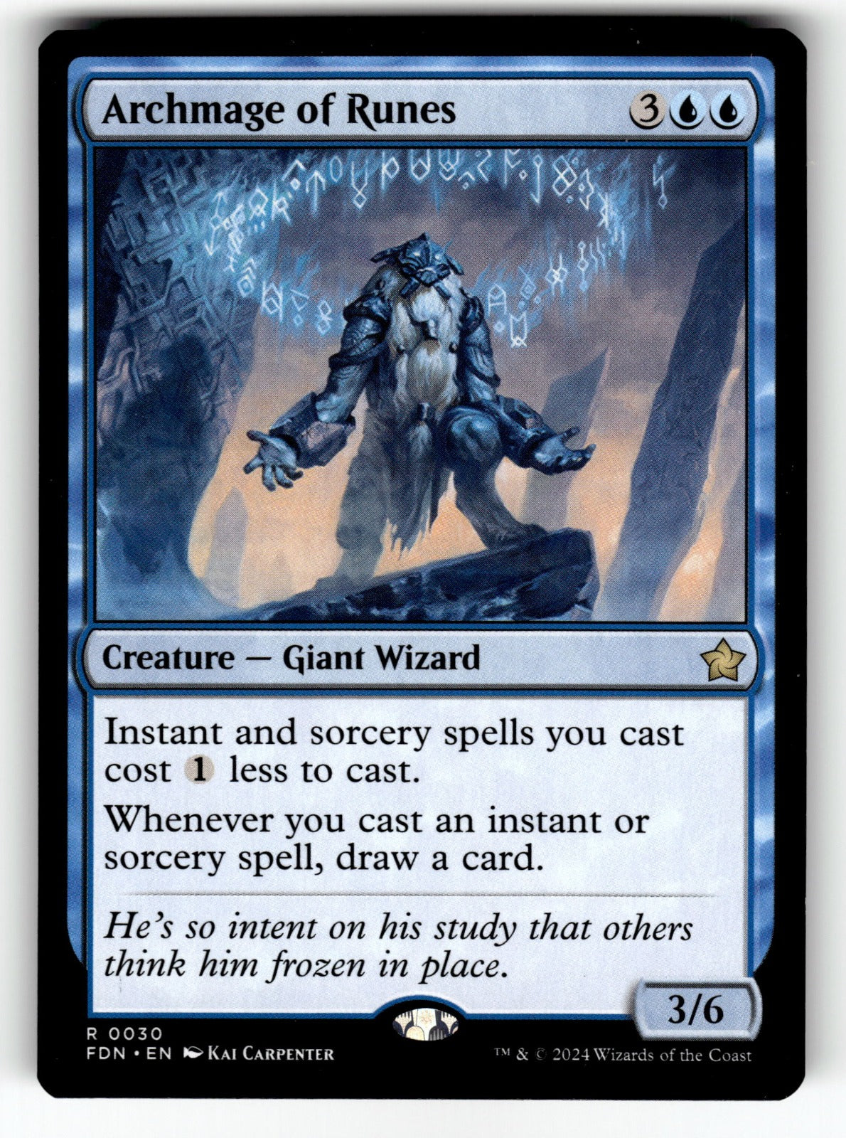 Archmage of Runes – 30 FDN: Foundations R NM
