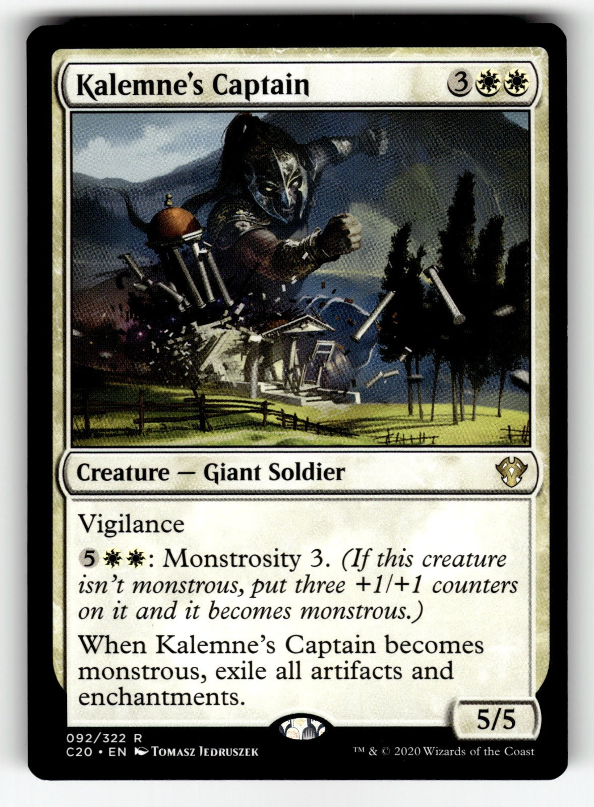 Kalemne's Captain – 92 C20: Commander 2020 R NM