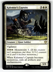 Kalemne's Captain – 92 C20: Commander 2020 R NM