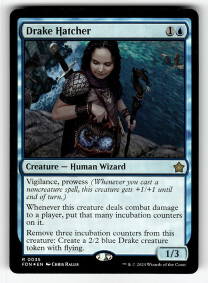 Drake Hatcher – 35 FDN: Foundations R Foil NM