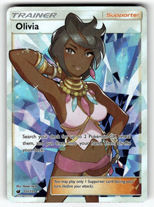 Olivia (Full Art) – 111/111 SM04: SM - Crimson Invasion Ultra Rare Holo LP