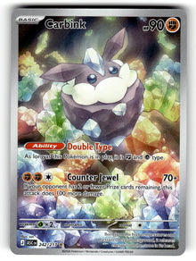 Carbink – 242/217 ASC: ME: Ascended Heroes Illustration Rare Holo NM