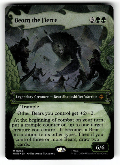 Beorn the Fierce (Showcase) (Surge Foil) – 266 HOB: The Hobbit M Foil NM