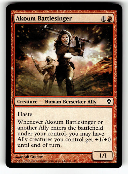 Akoum Battlesinger – 71 WWK: Worldwake C LP