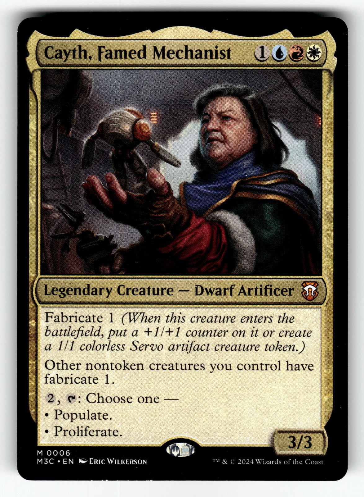 Cayth, Famed Mechanist – 6 M3C: Commander: Modern Horizons 3 M NM