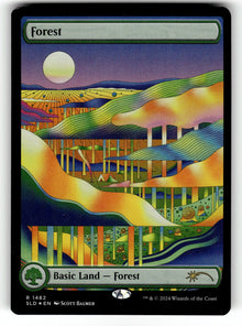 Forest (Rainbow Foil) – 1482 SLD: Secret Lair Drop Series R Foil LP