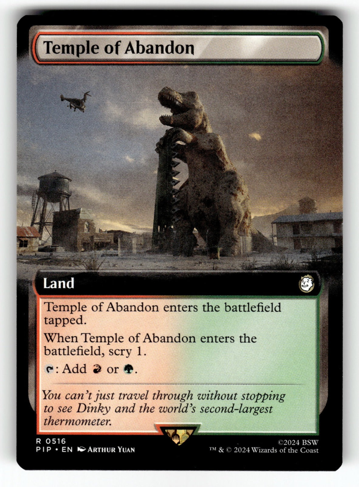 Temple of Abandon (Extended Art) – 516 PIP: Universes Beyond: Fallout R LP